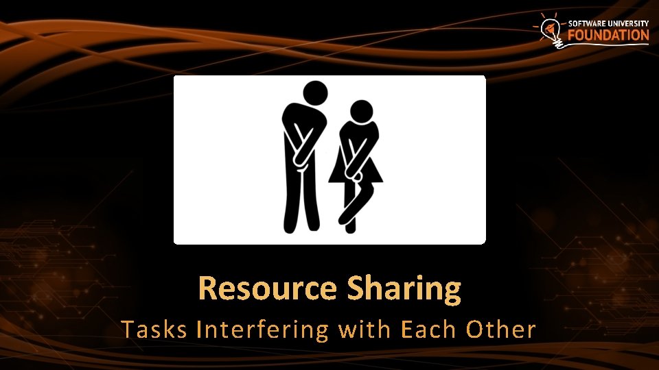 Resource Sharing Tasks Interfering with Each Other 