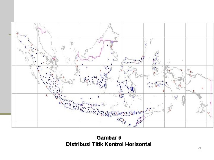 Gambar 6 Distribusi Titik Kontrol Horisontal 17 