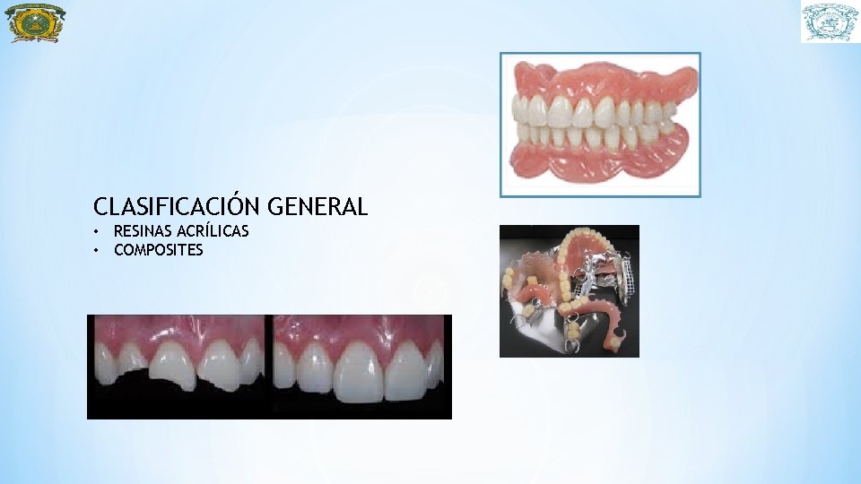 CLASIFICACIÓN GENERAL • RESINAS ACRÍLICAS • COMPOSITES 