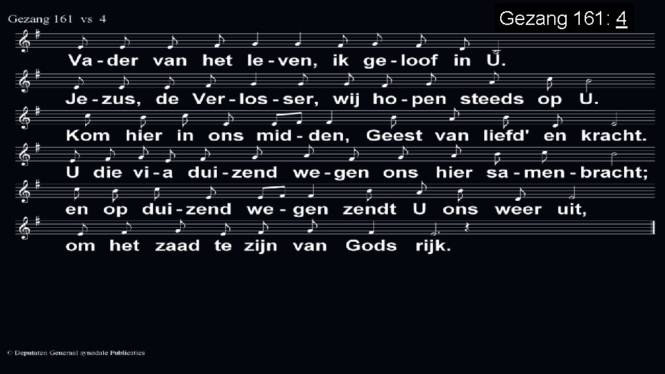 Gezang 161: 4 