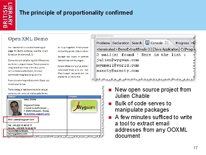 The principle of proportionality confirmed New open source project from Julien Chable n Bulk The principle of proportionality confirmed New open source project from Julien Chable n Bulk