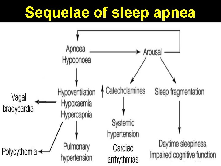 Sequelae of sleep apnea 