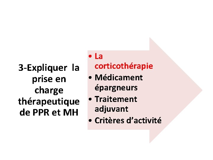  • La 3 -Expliquer la corticothérapie • Médicament prise en épargneurs charge thérapeutique
