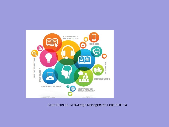 Clare Scanlan, Knowledge Management Lead NHS 24 