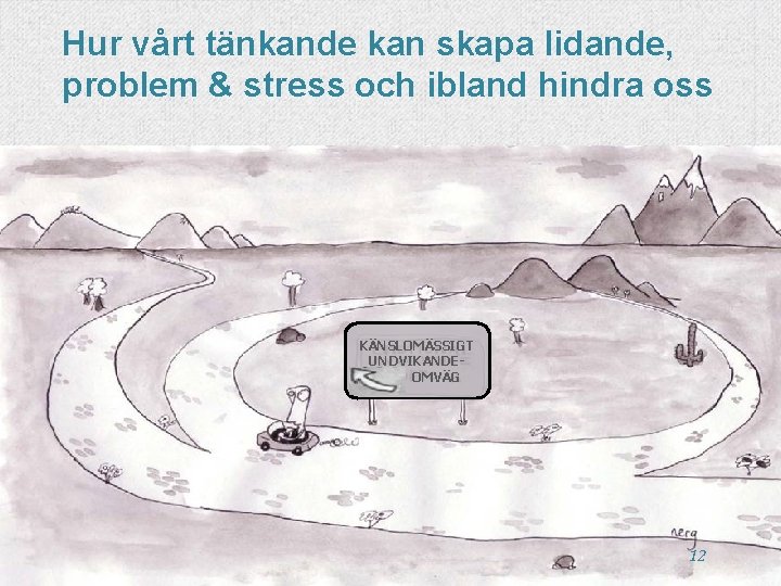 Hur vårt tänkande kan skapa lidande, problem & stress och ibland hindra oss KÄNSLOMÄSSIGT