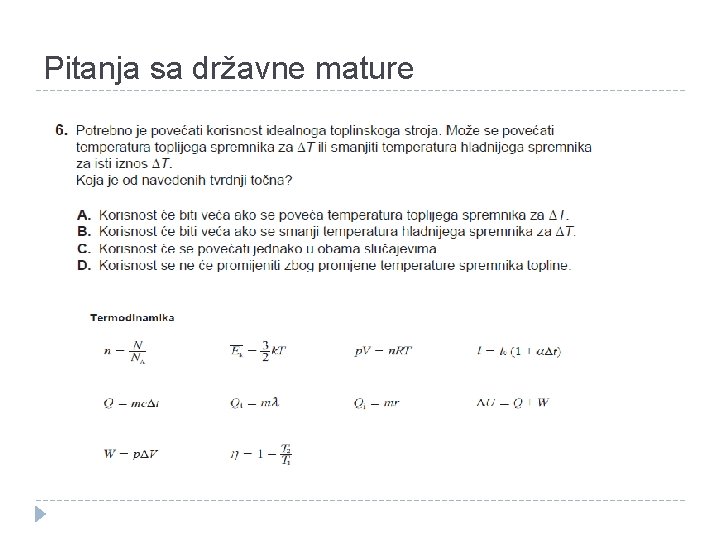 Pitanja sa državne mature 