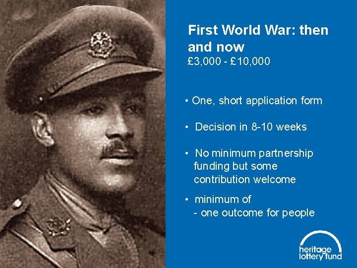 First World War: then and now £ 3, 000 - £ 10, 000 •