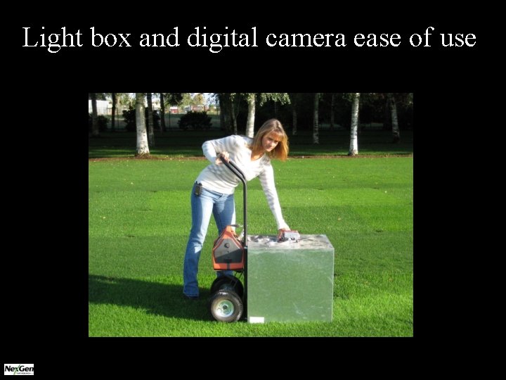 Light box and digital camera ease of use 