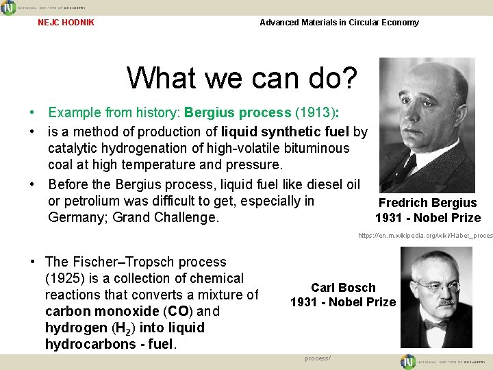 NEJC HODNIK Advanced Materials in Circular Economy What we can do? • Example from