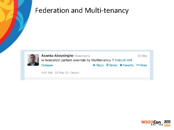 Federation and Multi-tenancy 