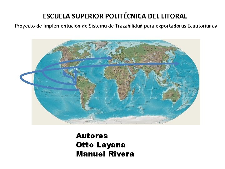 ESCUELA SUPERIOR POLITÉCNICA DEL LITORAL Proyecto de Implementación de Sistema de Trazabilidad para exportadoras