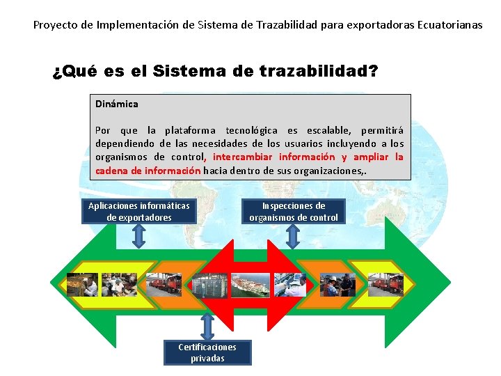 Proyecto de Implementación de Sistema de Trazabilidad para exportadoras Ecuatorianas ¿Qué es el Sistema