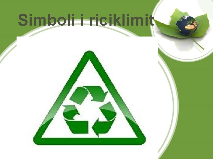 Simboli i riciklimit 