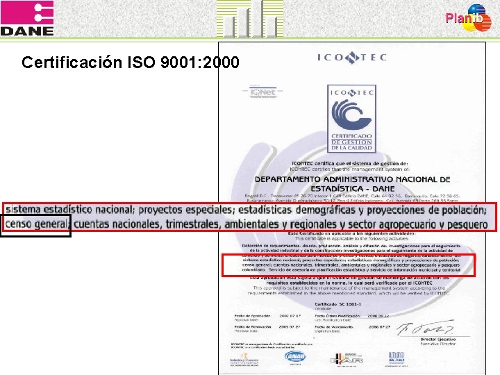 Certificación ISO 9001: 2000 
