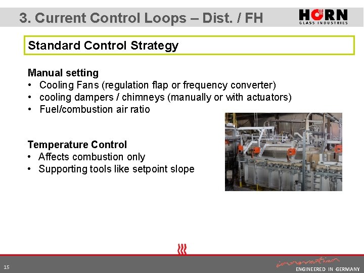 3. Current Control Loops – Dist. / FH Standard Control Strategy Manual setting •