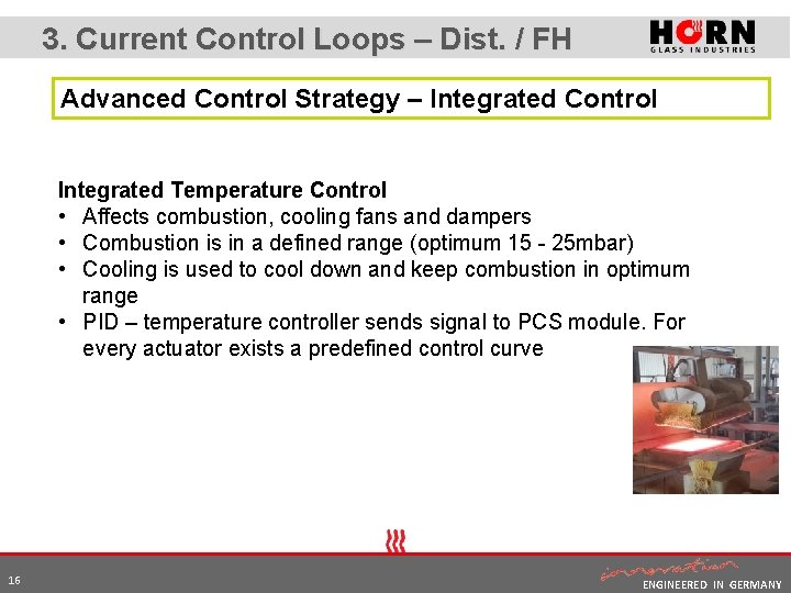 3. Current Control Loops – Dist. / FH Advanced Control Strategy – Integrated Control