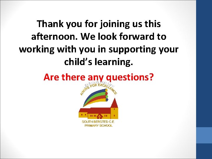 Thank you for joining us this afternoon. We look forward to working with you
