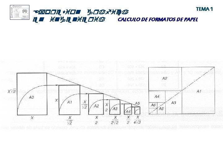 TEMA 1 Expresion grafica CALCULO DE FORMATOS DE PAPEL en ingenieria 