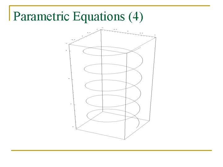 Parametric Equations (4) 