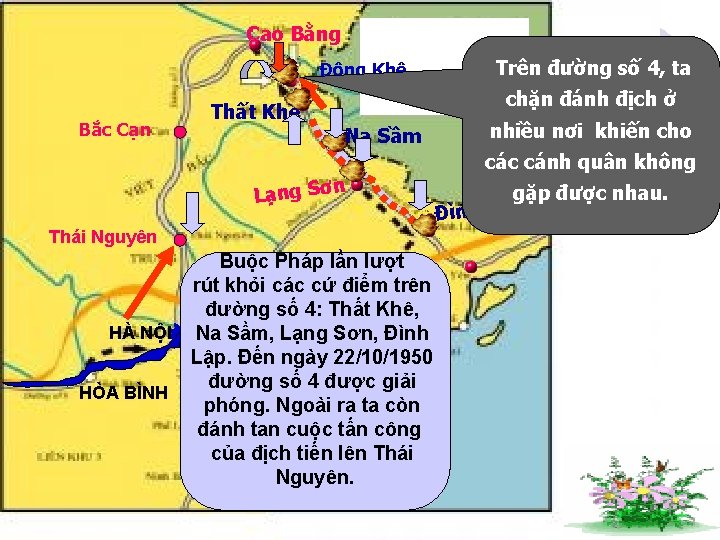 Cao Bằng Đông Khê Bắc Cạn Thất Khê Trên đường số 4, ta chặn