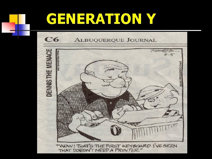 GENERATION Y 