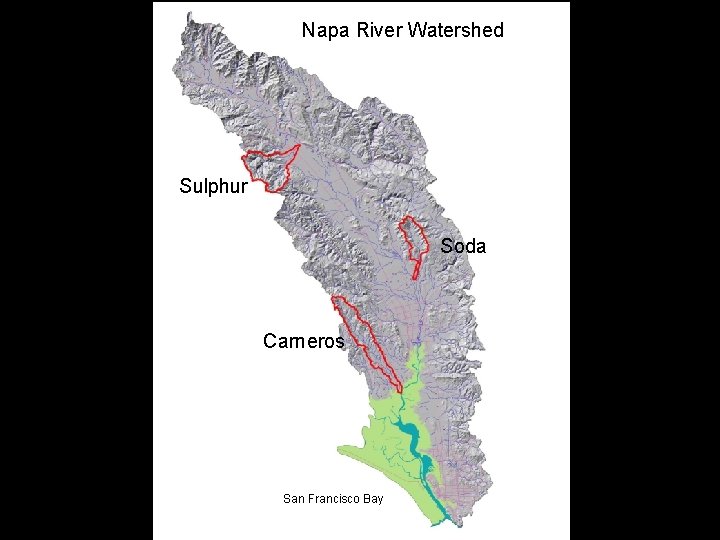 Napa River Watershed Sulphur Soda Carneros San Francisco Bay 