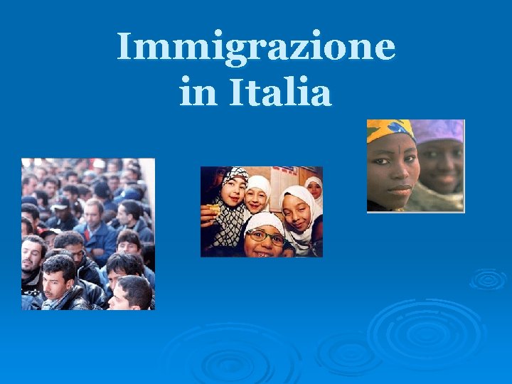 Immigrazione in Italia 