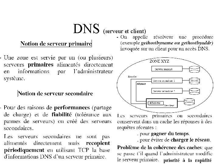 DNS (serveur et client) 