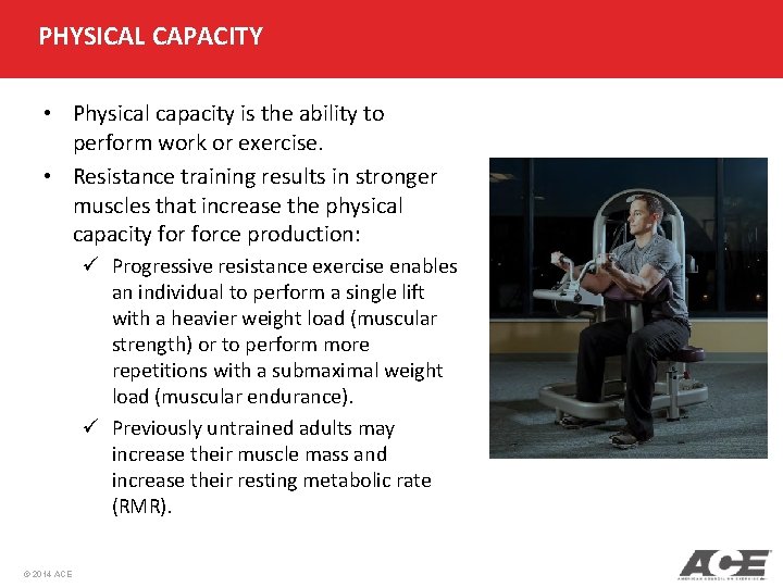 PHYSICAL CAPACITY • Physical capacity is the ability to perform work or exercise. • PHYSICAL CAPACITY • Physical capacity is the ability to perform work or exercise. •