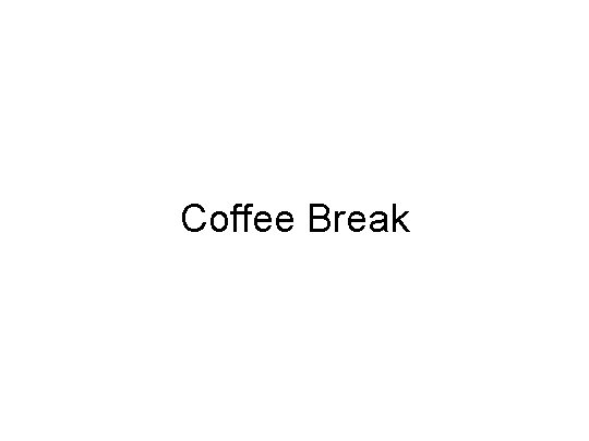 Coffee Break 