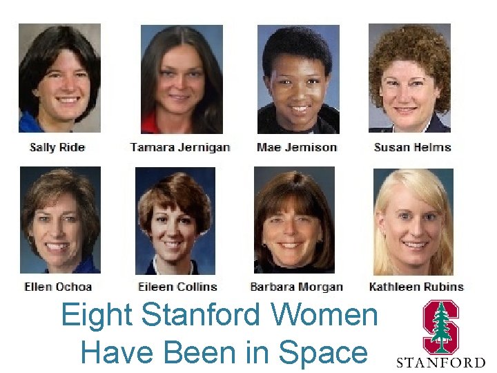 Eight Stanford Women Have Been in Space 