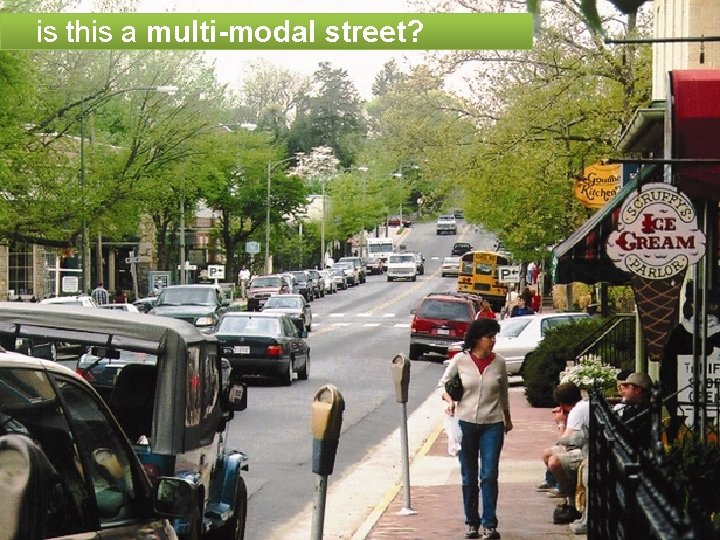 is this a multi-modal street? 