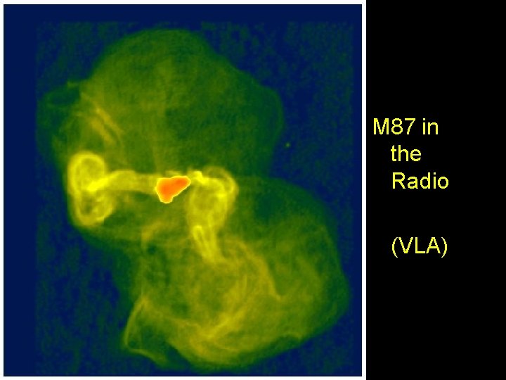 M 87 in the Radio (VLA) 