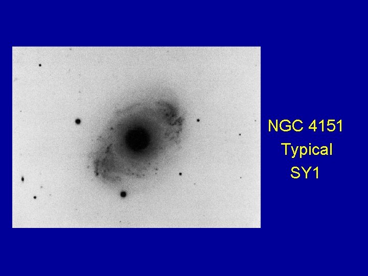 NGC 4151 Typical SY 1 