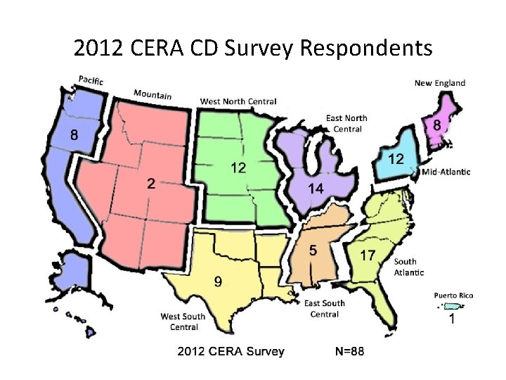 2012 CERA CD Survey Respondents 