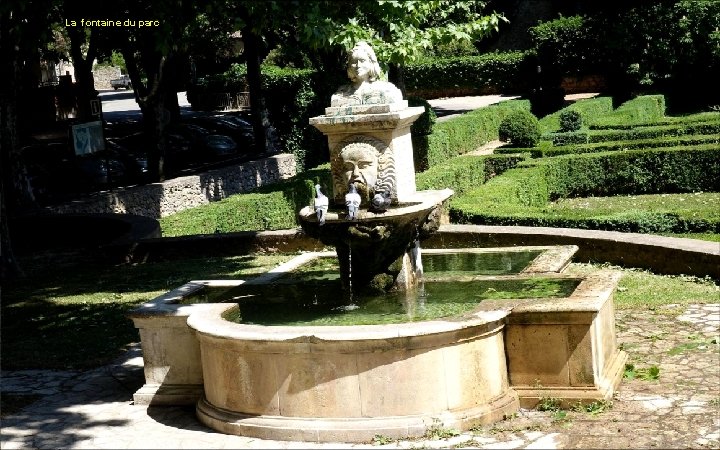 La fontaine du parc 