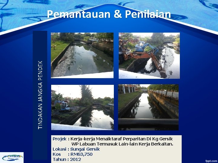 Bersama Kita Jayakan LAPORAN DEEP Lembangan Gersik JABATAN