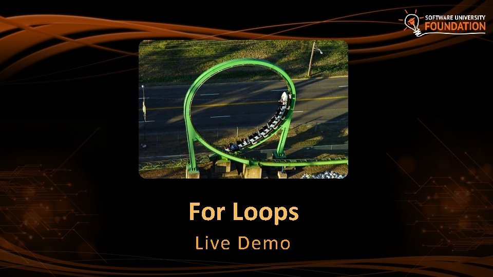For Loops Live Demo 