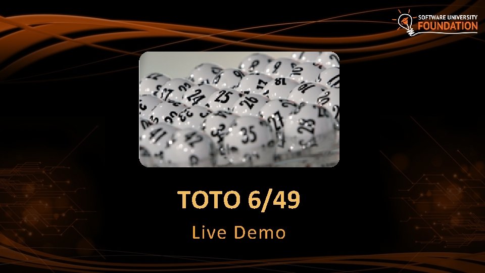 TOTO 6/49 Live Demo 