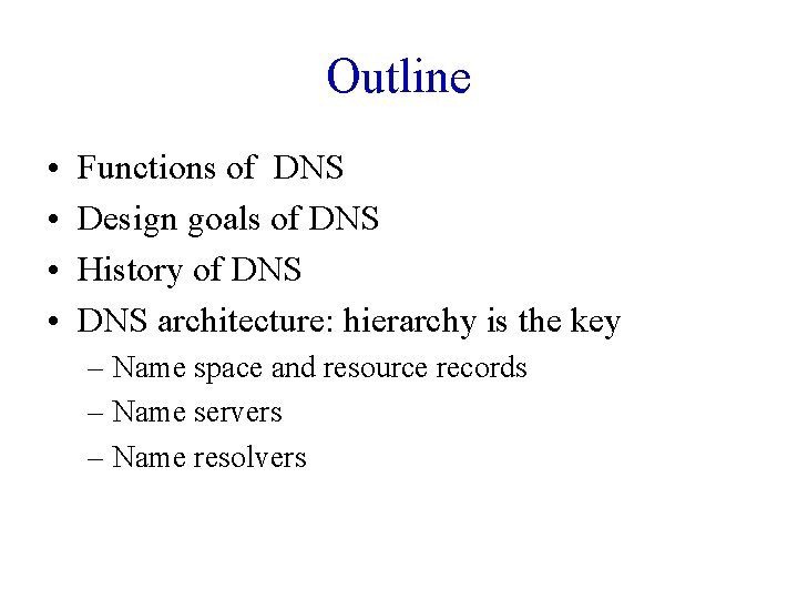 Comp Sci 356 Computer Network Architectures Lecture 20