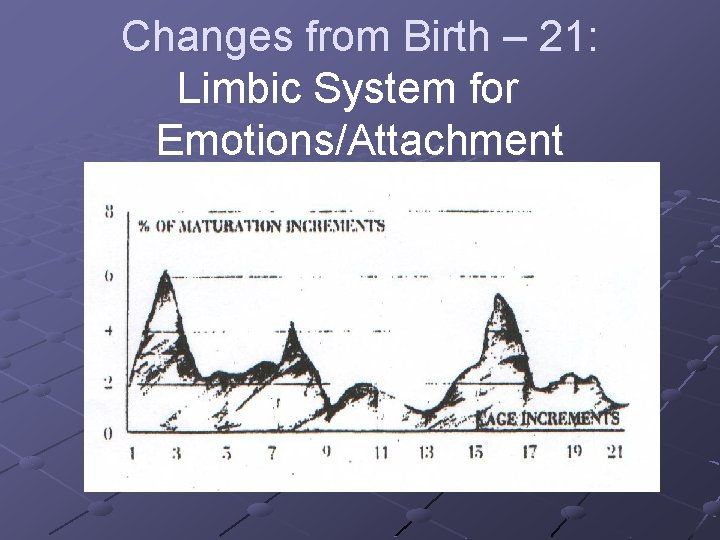 Changes from Birth – 21: Limbic System for Emotions/Attachment Age 