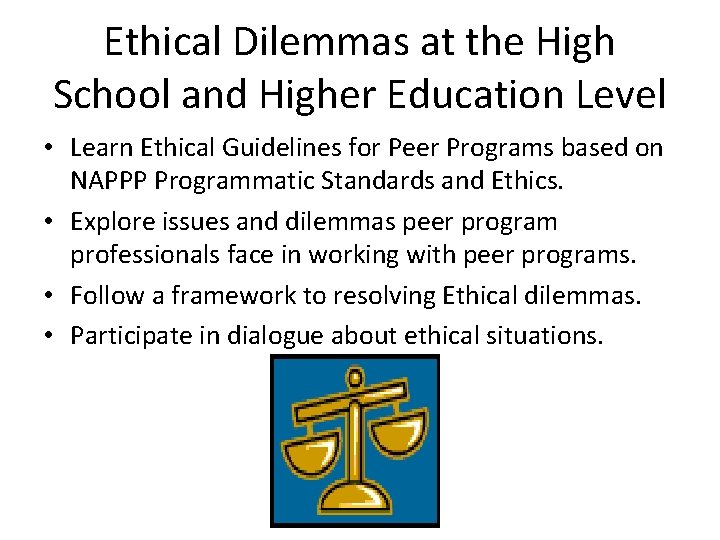 Ethical Dilemmas at the High School and Higher Education Level • Learn Ethical Guidelines