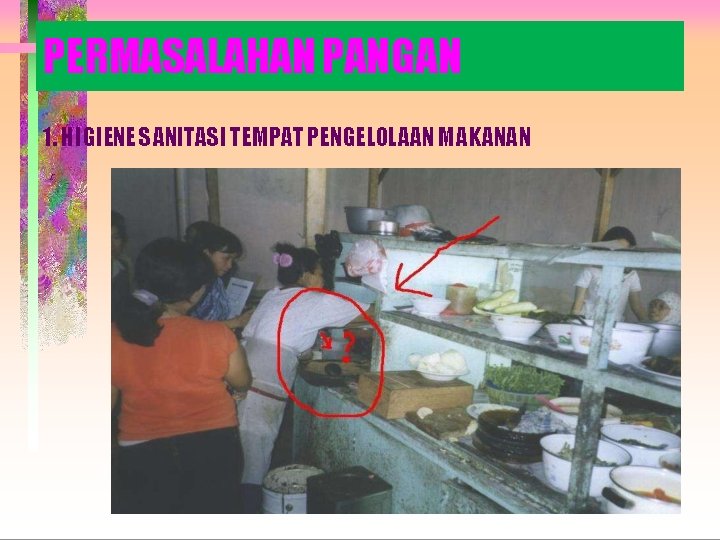 PERMASALAHAN PANGAN 1. HIGIENE SANITASI TEMPAT PENGELOLAAN MAKANAN 