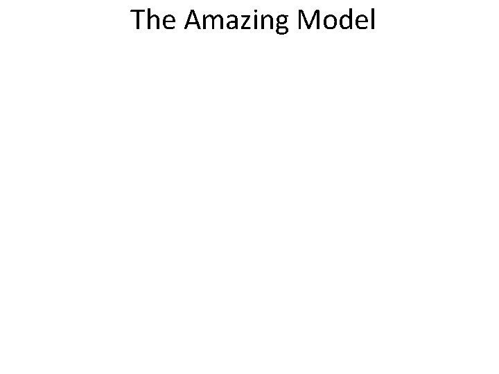 The Amazing Model 