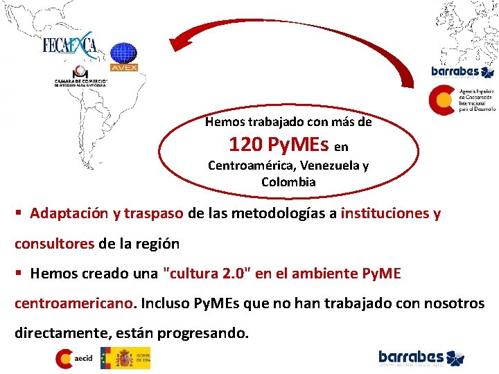 Hemos trabajado con más de 120 Py. MEs en Centroamérica, Venezuela y Colombia §