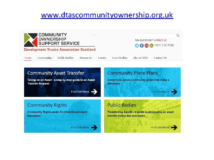 www. dtascommunityownership. org. uk 