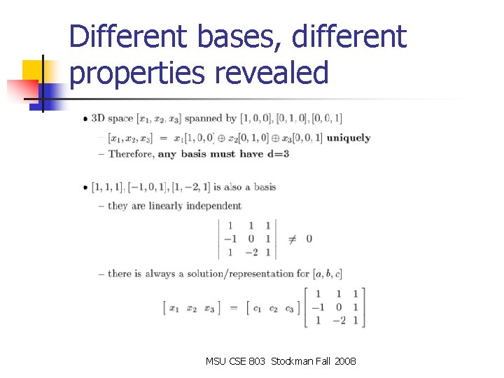 Vectors and more on masks Vector space theory