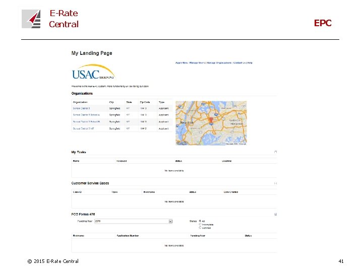 E-Rate Central © 2015 E-Rate Central EPC 41 