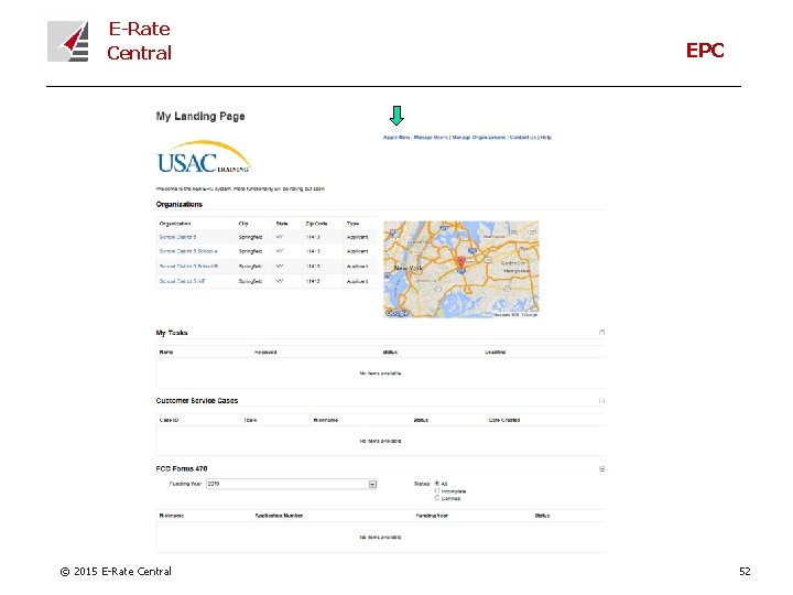 E-Rate Central © 2015 E-Rate Central EPC 52 