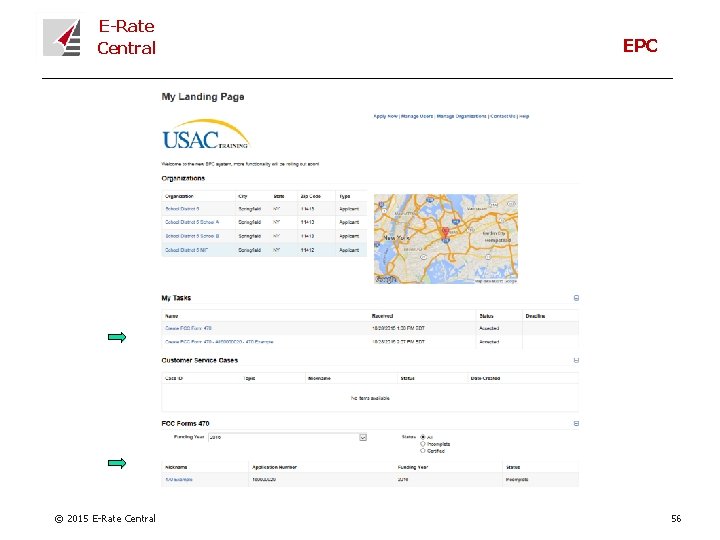 E-Rate Central © 2015 E-Rate Central EPC 56 